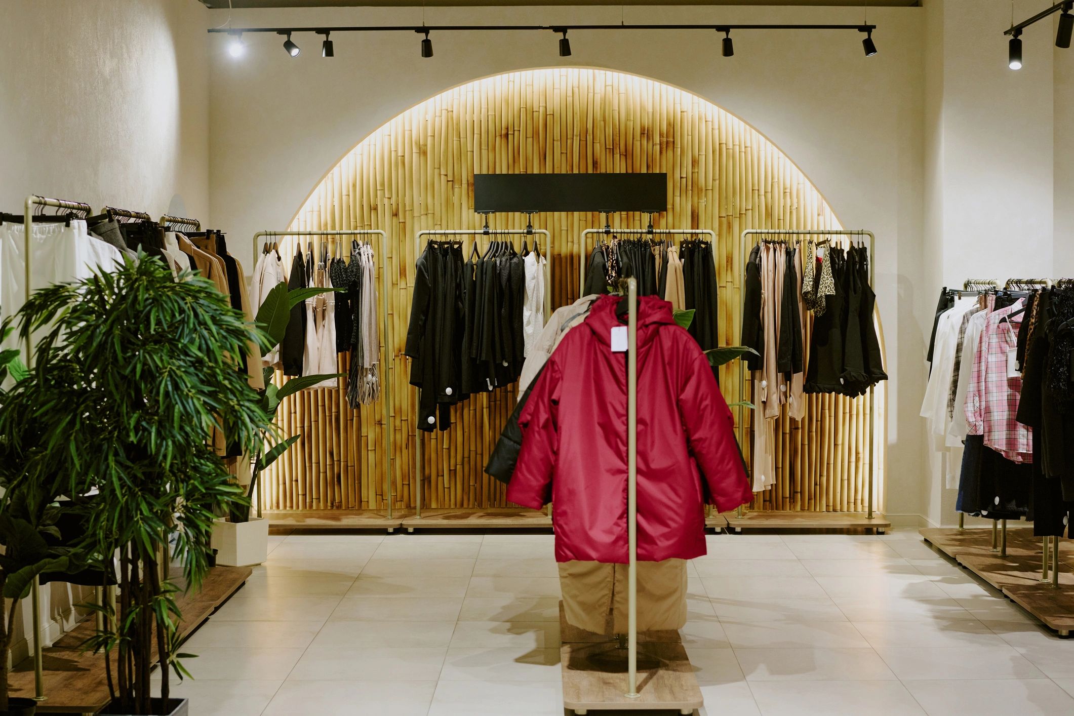 Modern retail store interior with premium fixtures